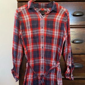 Banana Republic Plaid Dress